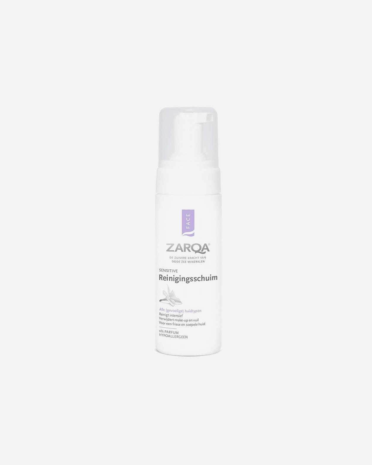 ZARQA jautrios odos veido valymo putos - 150 ml