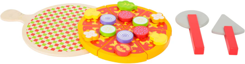 Conjunto de brinquedo de madeira Small Foot Pizza