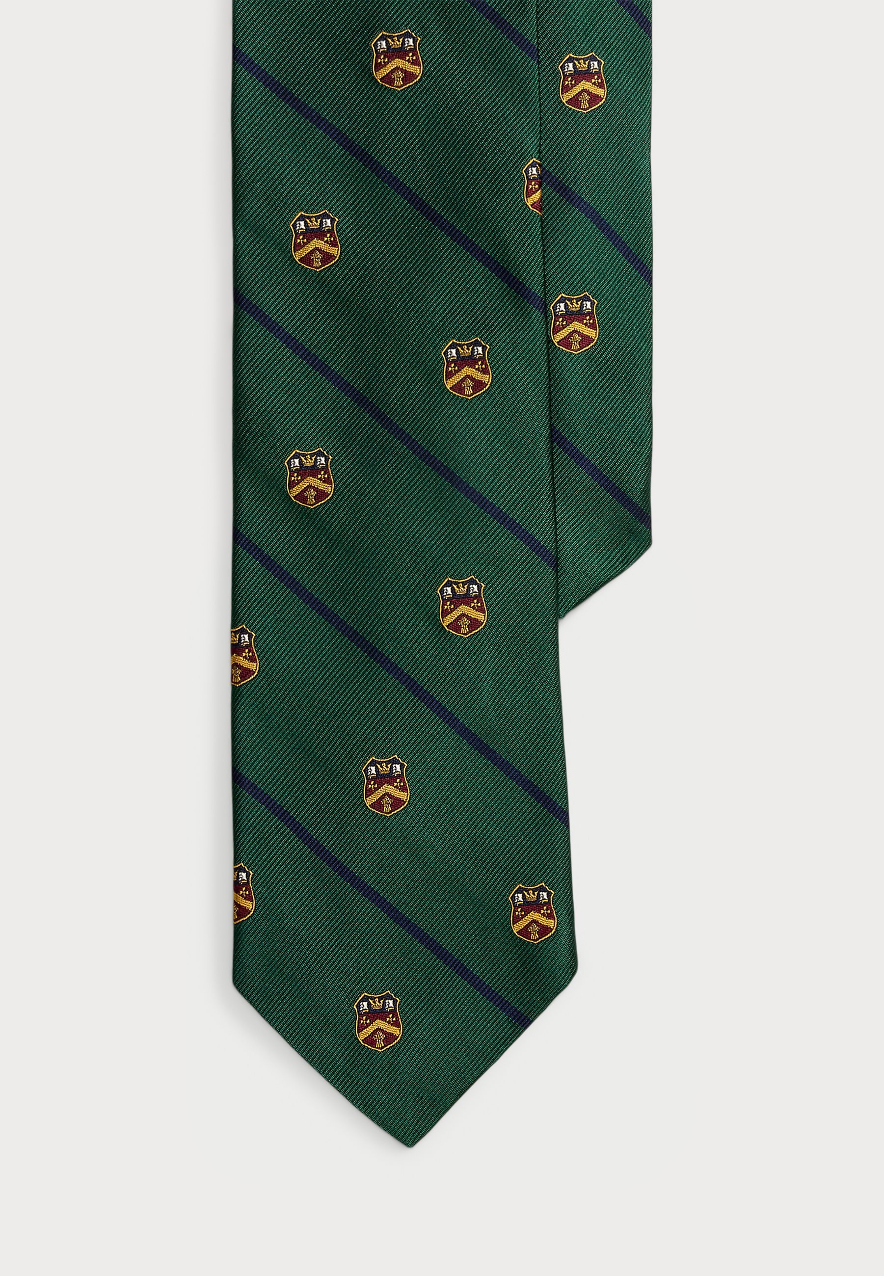 STRIPED SILK REPP CLUB TIE - Solmio - navyPolo Ralph Lauren