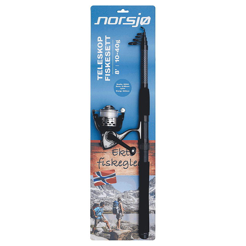 Norsjø Ensemble de pêche Télescope 180 cm, Norsjø