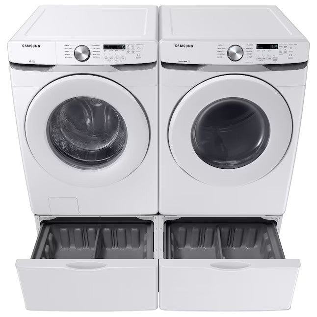 Samsung 4.5 cu ft (129 liter) energiezuinige stapelbare wasmachine met voorlader (wit) ENERGY STAR