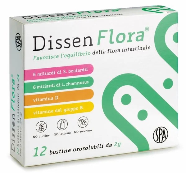 Dissen Flora 12 sachets Equilibre la flore intestinale
