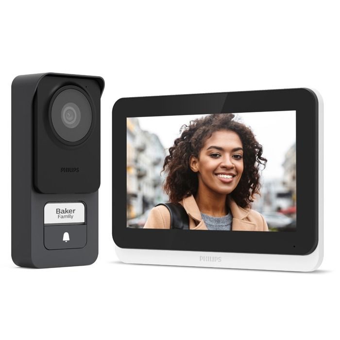 Lot de 2 visiophones filaire connecté Philips WE Connect 3