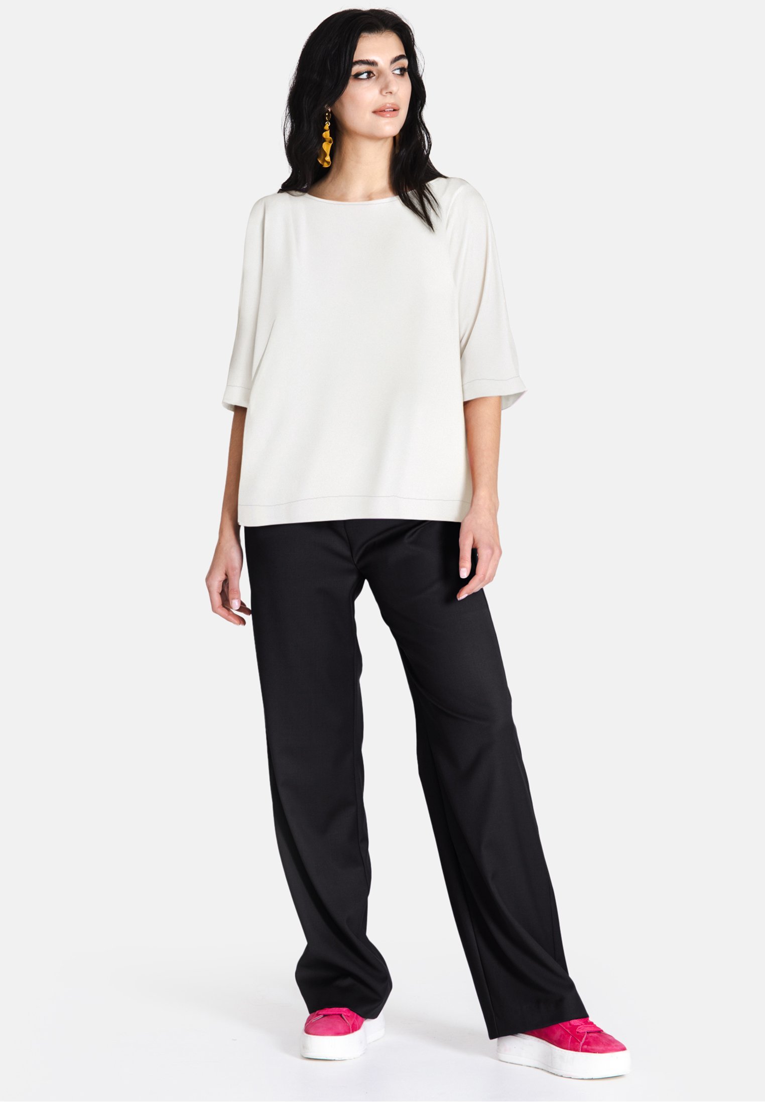 Jascha Stockholm PAPIN - Camicetta - bianco sporco