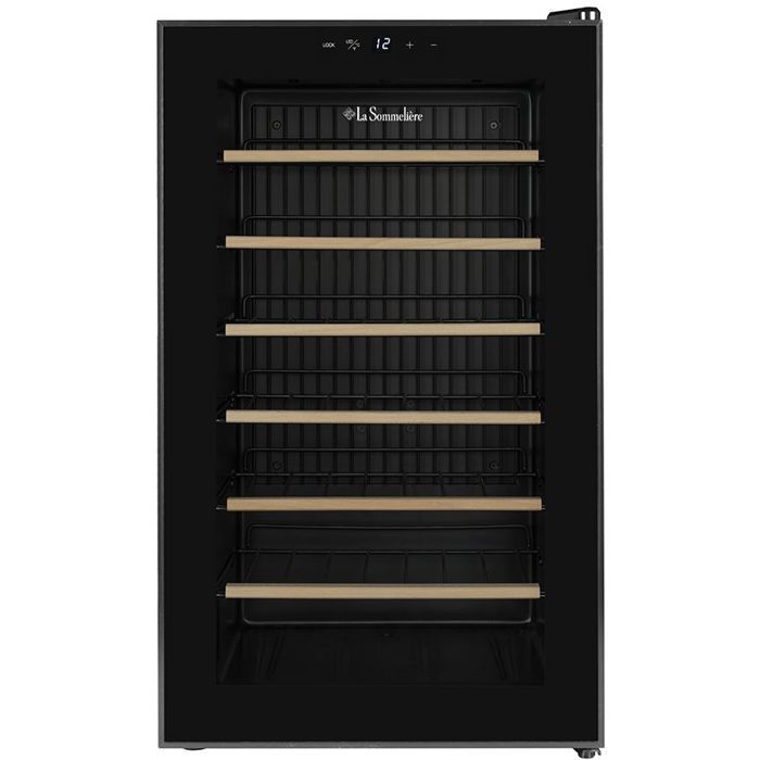 Serving wine cellar - LA SOMMELIERE - 28SILENCE - 28 bottles - Class F - 43 x 49.5 x 72.8 cm - Black
