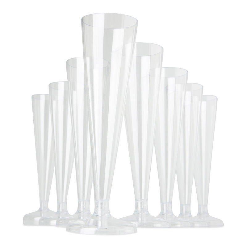 Quick Engangsglass 8-pakning 100 ml champagne