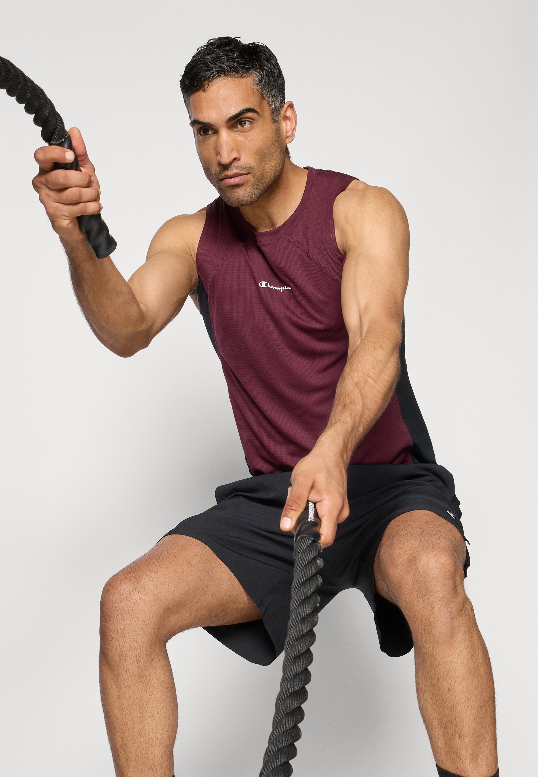 Champion FITTED TRAINING TANK - Topp - bordeaux