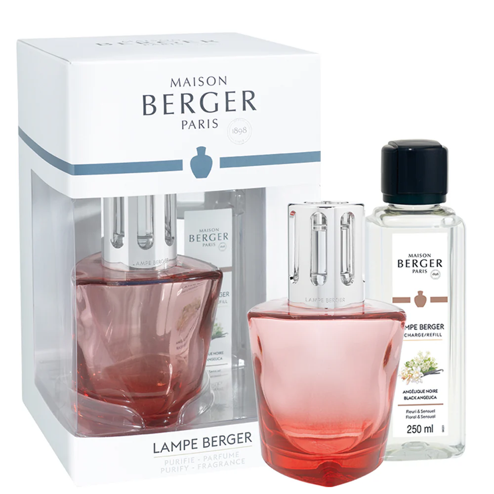Lampe Coffret Terra Rouge - Cofanetto con Lampada, Lampada Catalitica, Profumo per Lampada Catalitica
