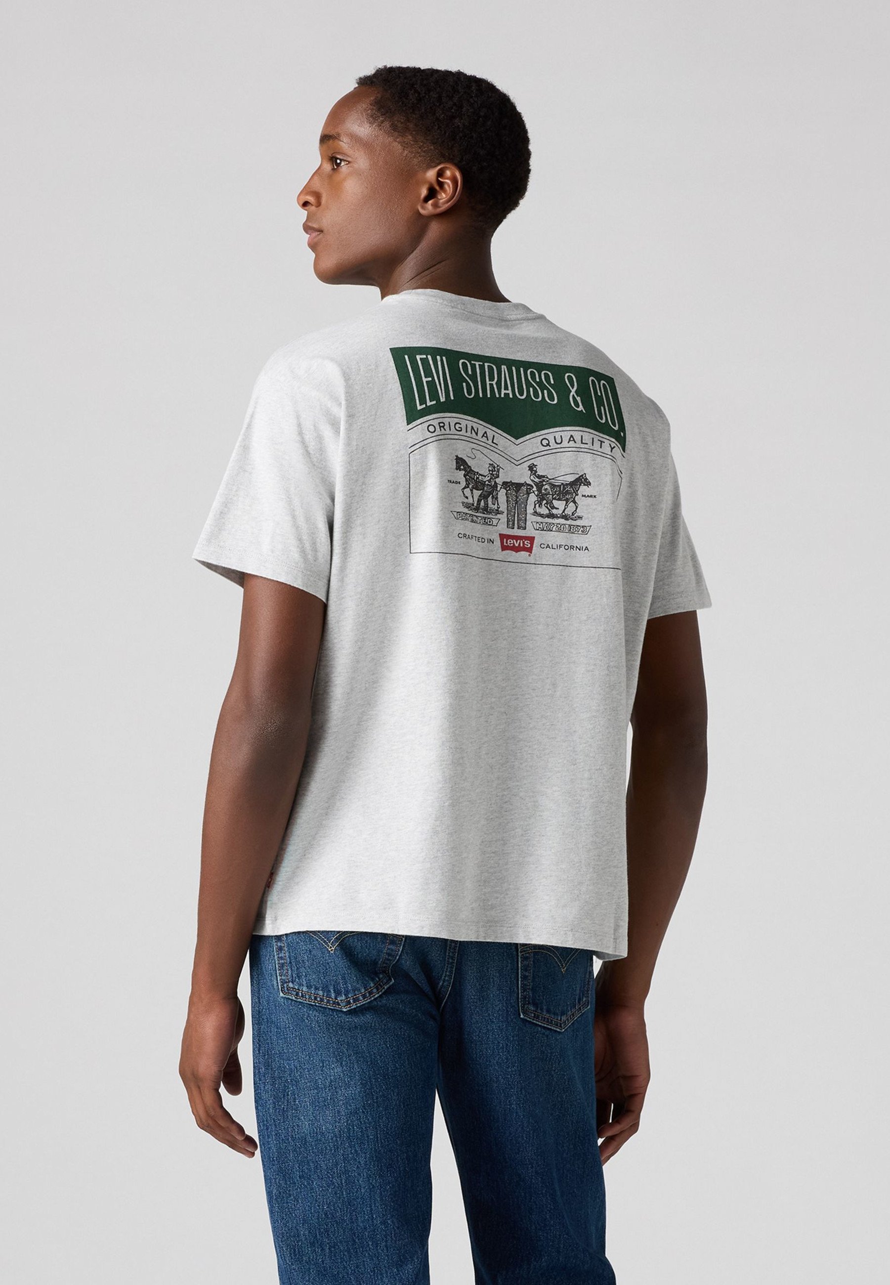 T-shirt imprimé Levi's® VINTAGE FIT - Gris chiné clair