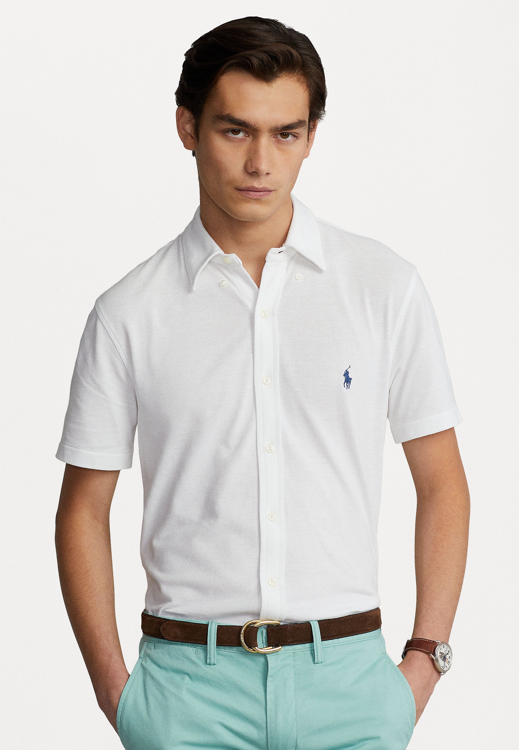 Chemise à manches courtes Polo Ralph Lauren - blanche