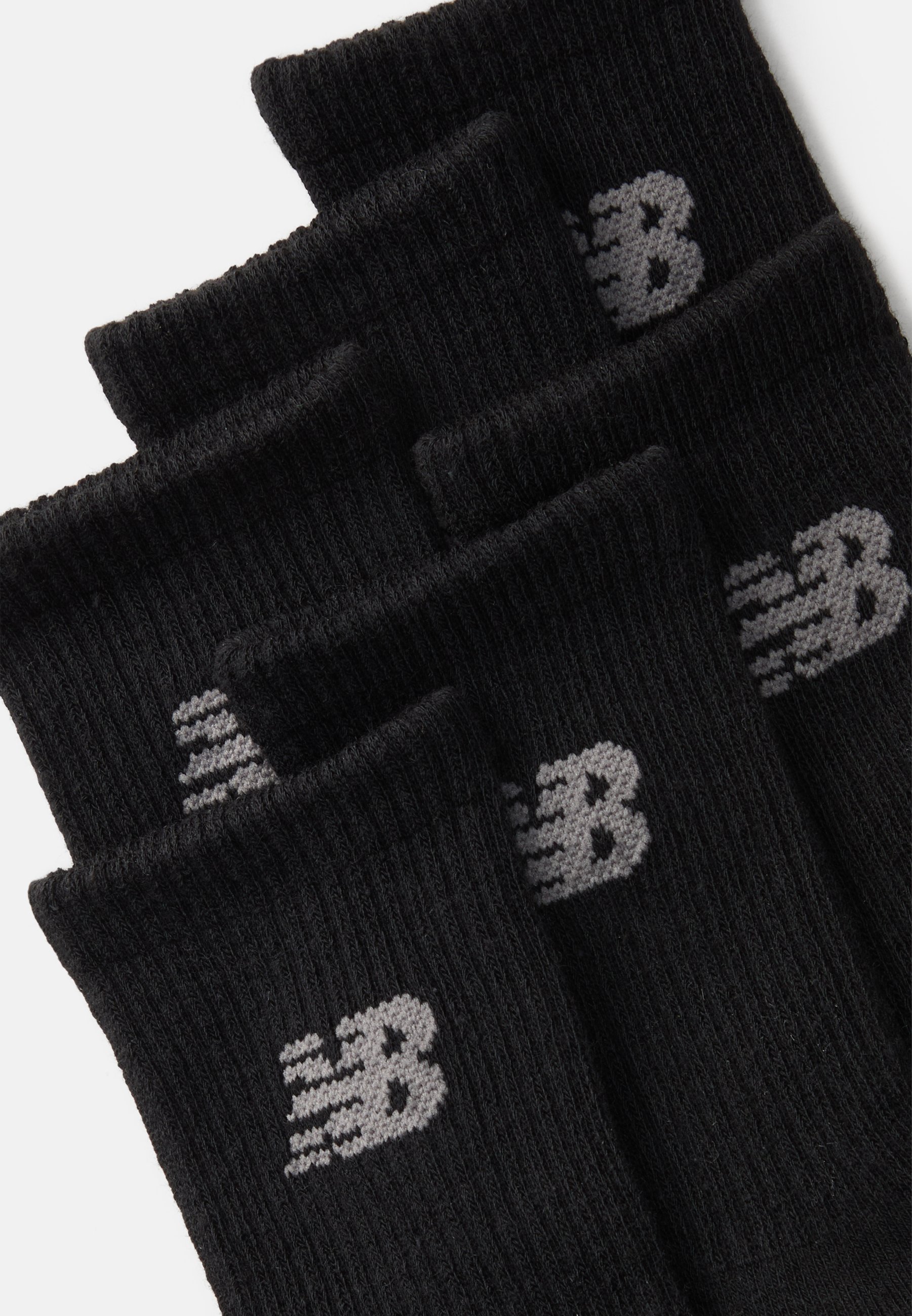 New Balance KIDS PERFORMANCE BASIC CREW SOKKEN UNISEX 6-PACK - Sokken - zwart