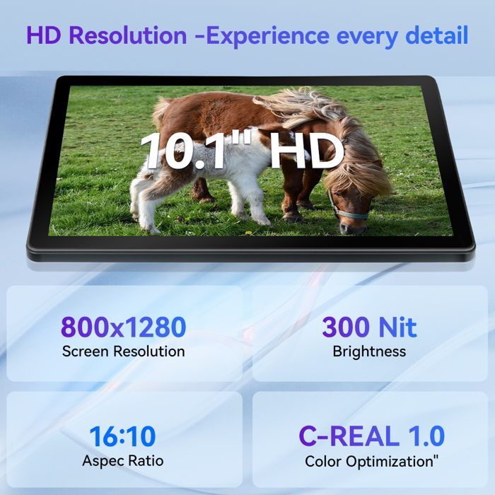 Tablet - KOTSREN - 10.1'' - Android 15 - 30GB RAM - 128GB storage