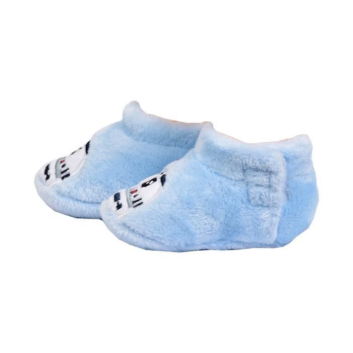 Scarpine per neonati STW R2D2 - OZABI - Confezione da 3 - Rosa, Blu e Grigio - Taglie 0-6M e 6-12M