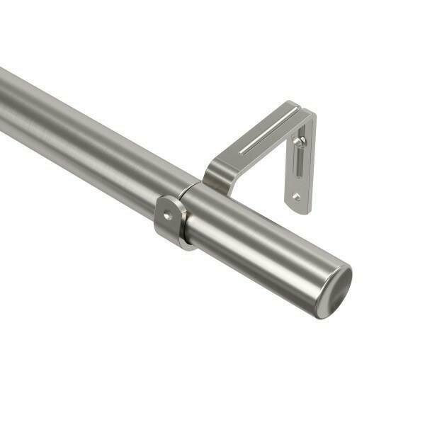 KARNISZ REGULOWANY Zen 81-162 cm metalowy KOLOR NIKLU