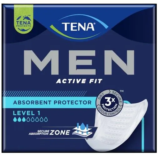 Tena Men Active Fit Level 1, Wkładki na nietrzymanie moczu dla mężczyzn