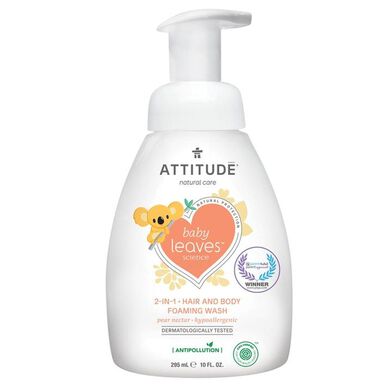 Attitude Baby vlasová a tělová koupelová pěna hruška 295 ml 295 ml