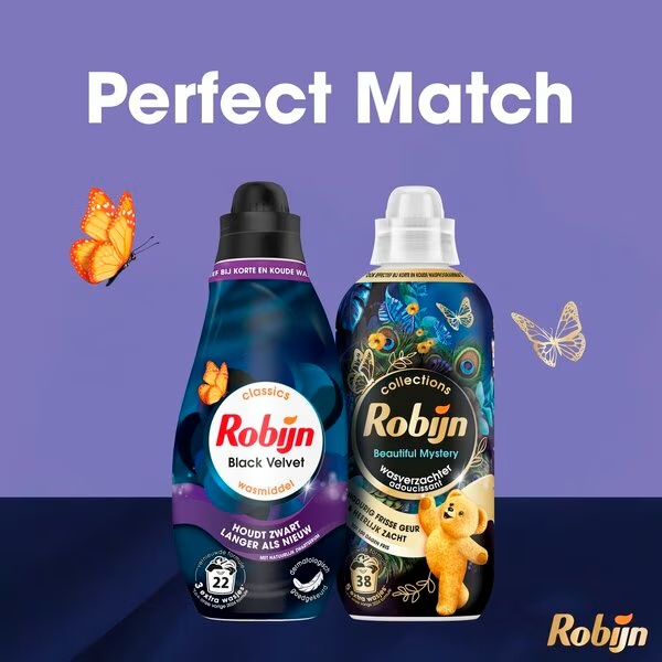 Robijn Classics Black Velvet Perfect Match Pack<br>5 kosov, 142 pranj