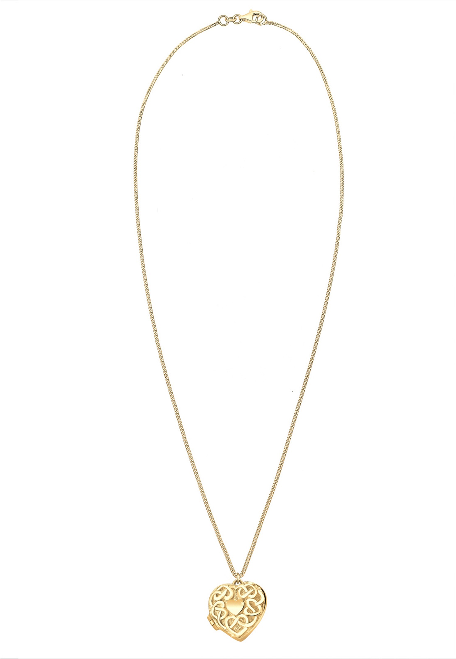 Elli Femme Médaillon Coeur Ornement de Pendentif Ludique en Argent Sterling 925