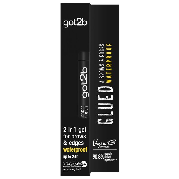 Got2b Glued 4 Brows & Edges vodoodporni 2-v-1 gel za obrvi in robove 16 ml