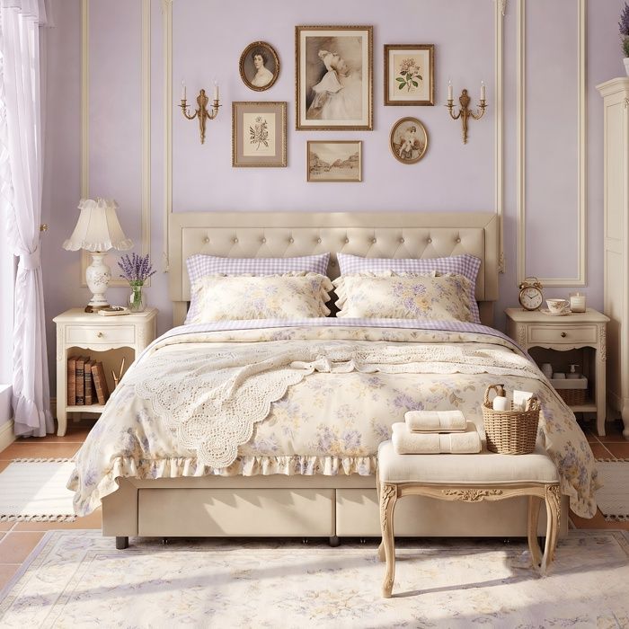 Cama doble de 180x200 cm en terciopelo beige - Almacenamiento hidráulico y amplio cajón para los pies - Cabecero capitoné - Tamaño king size - Robusta