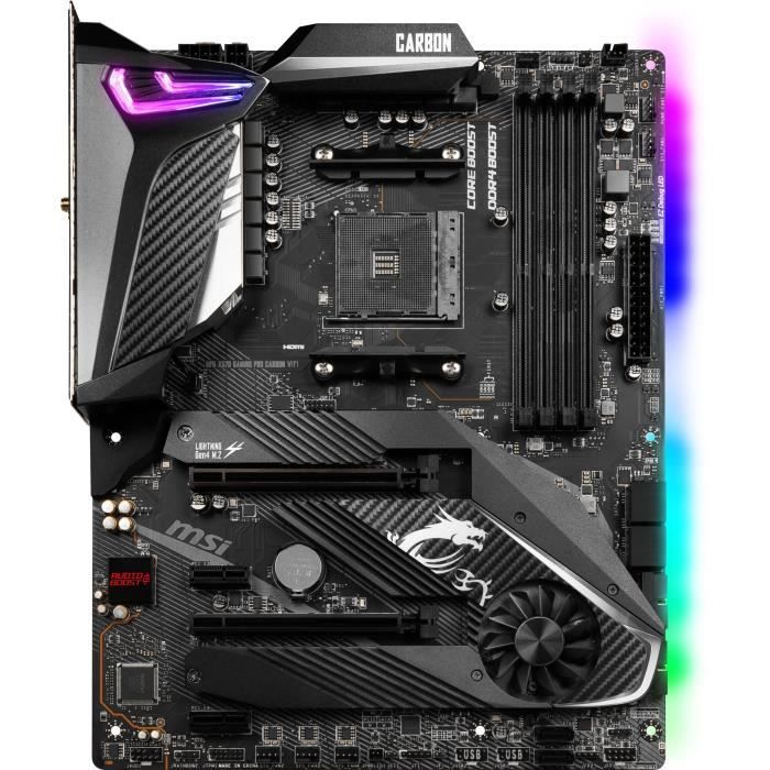 MSI Carte mèreMPG X570 GAMING PRO CARBON WIFI - AM4