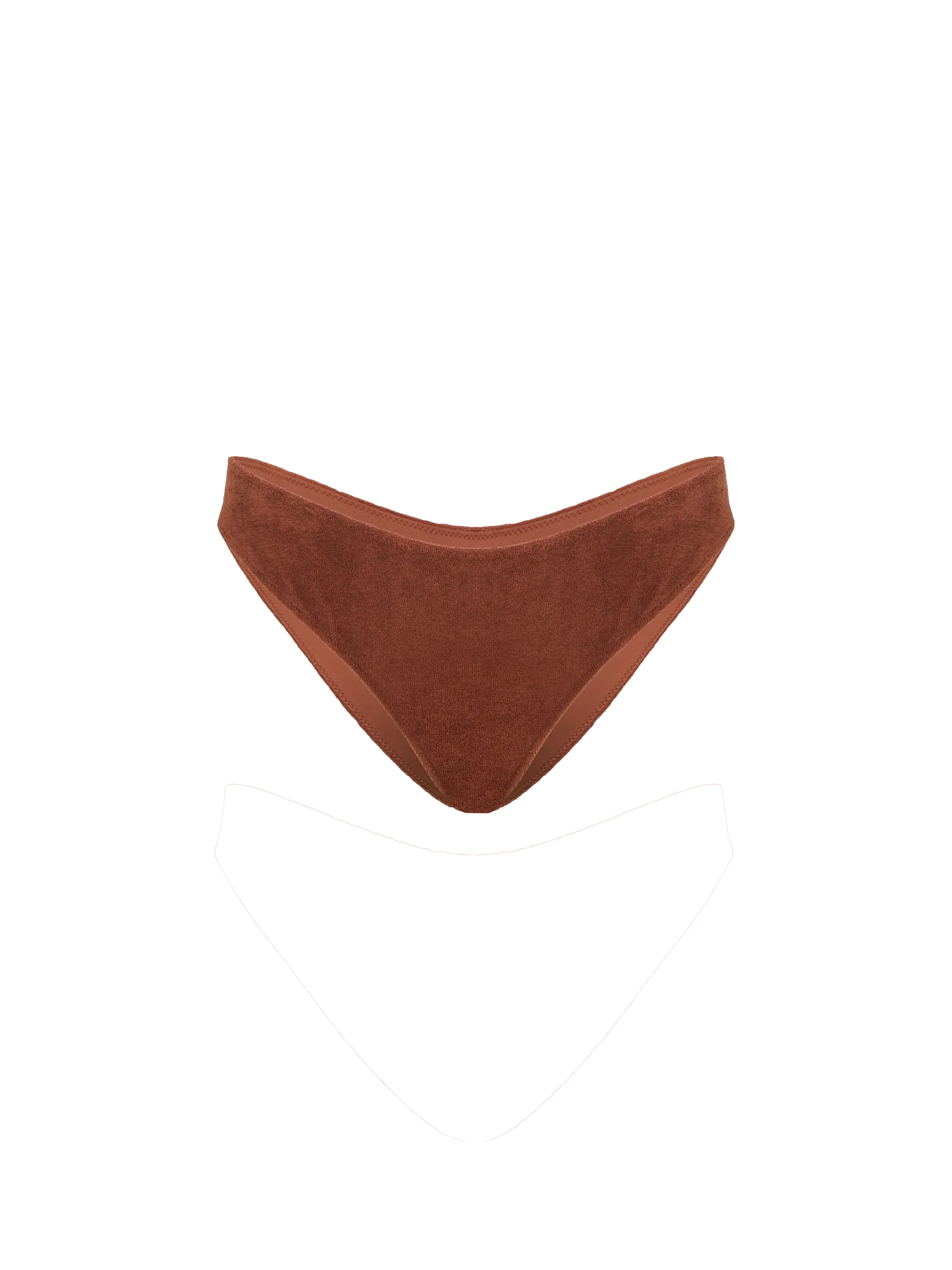 Braguitas de playa de esponja para mujer