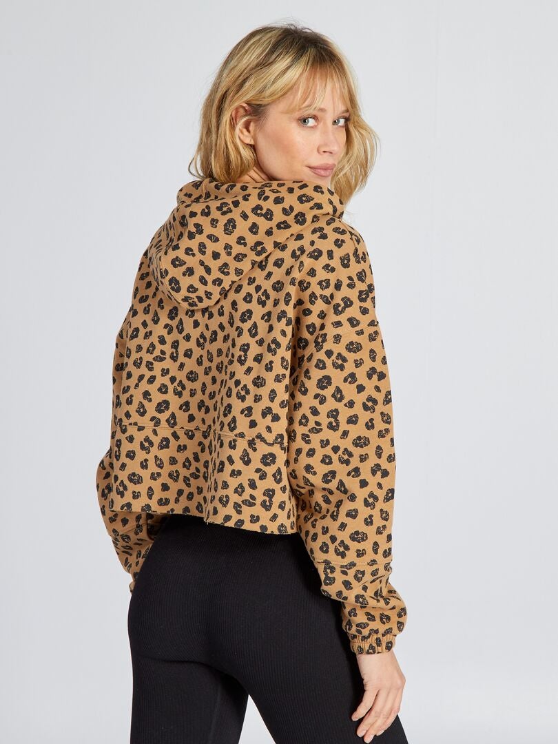 Crop-fit sweatshirt - BRUIN