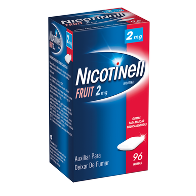 Nicotinell Fruit 2 mg tyggegummi, 96 tyggegummier