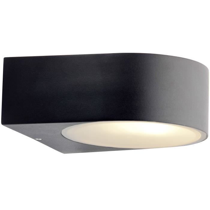Applique da esterno - BRILLIANT - TYLER - Nero - Metallo/vetro - Alogena - IP44