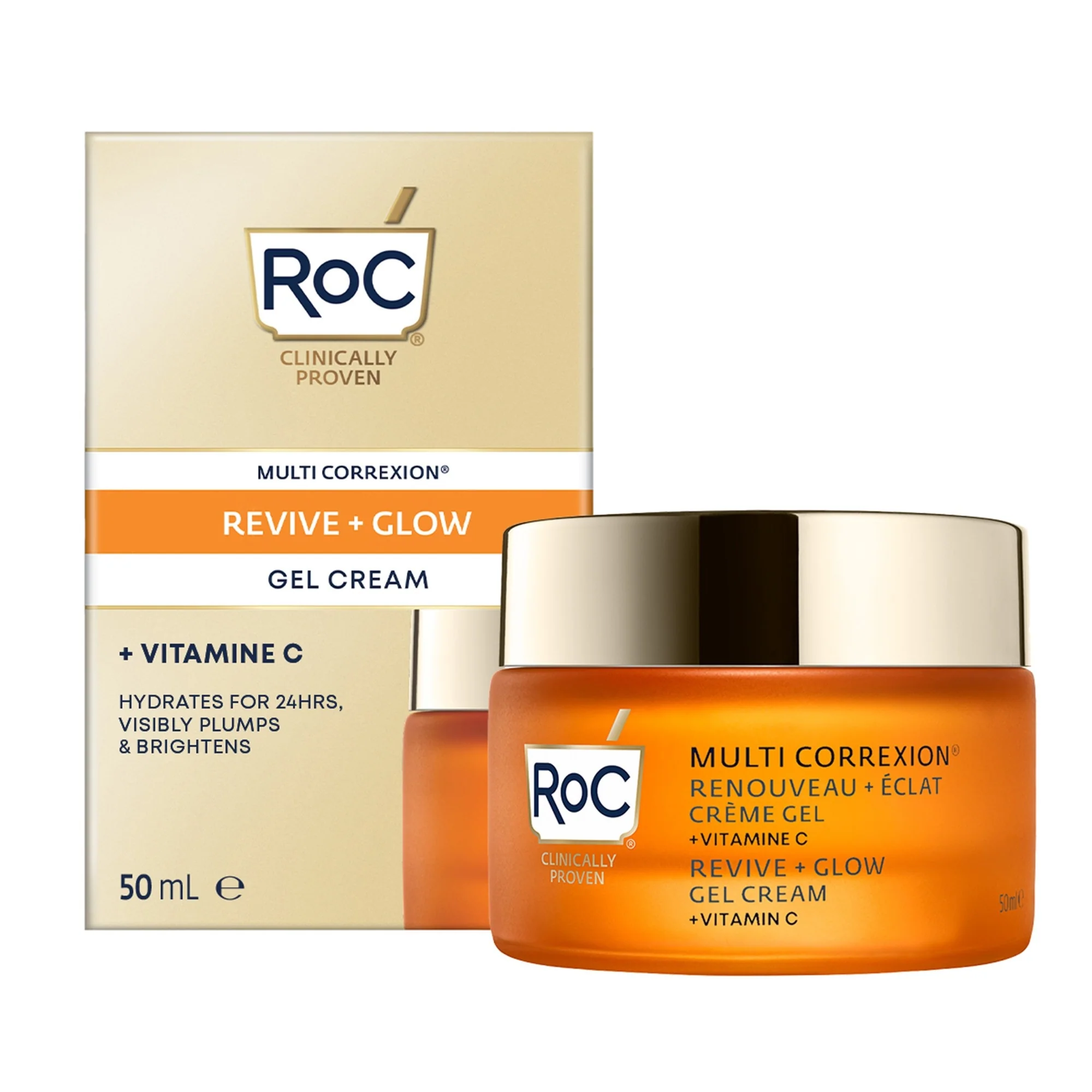 Multi Correxion Revive + Glow Crema Viso Gel - Gel viso illuminante, Gel viso effetto globale