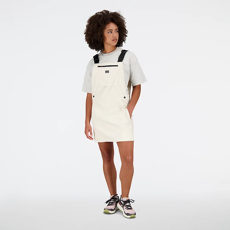 Vestido AT em tecido plano para mulheres - TIMBERWOLF
