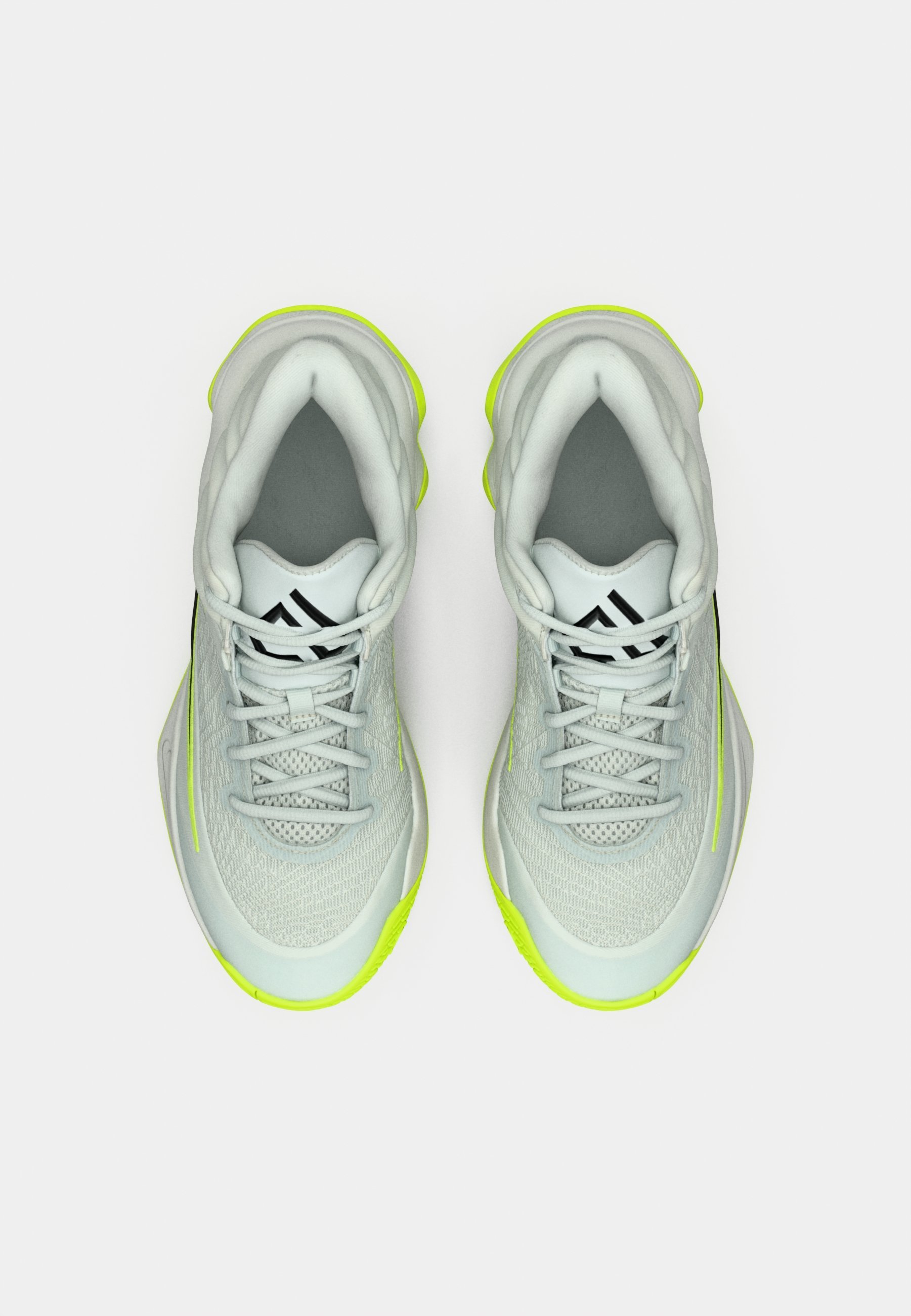 Nike Performance GIANNIS IMMORTALITY 4 - Scarpe da basket - argento chiaro/nero/volt