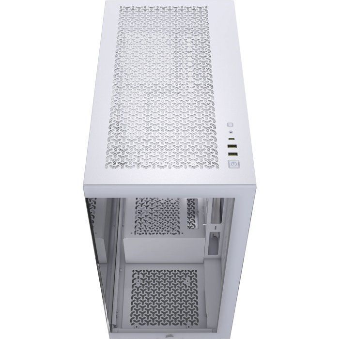 Case per PC - CORSAIR - Mid-Tower 3500X con pannello in vetro temperato - 17 cm - Bianco