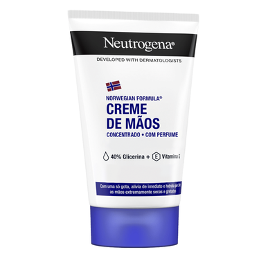 Neutrogena Concentrated Moisturizing Hand Cream Korjaava voide kuiville ja halkeileville käsille 50 ml