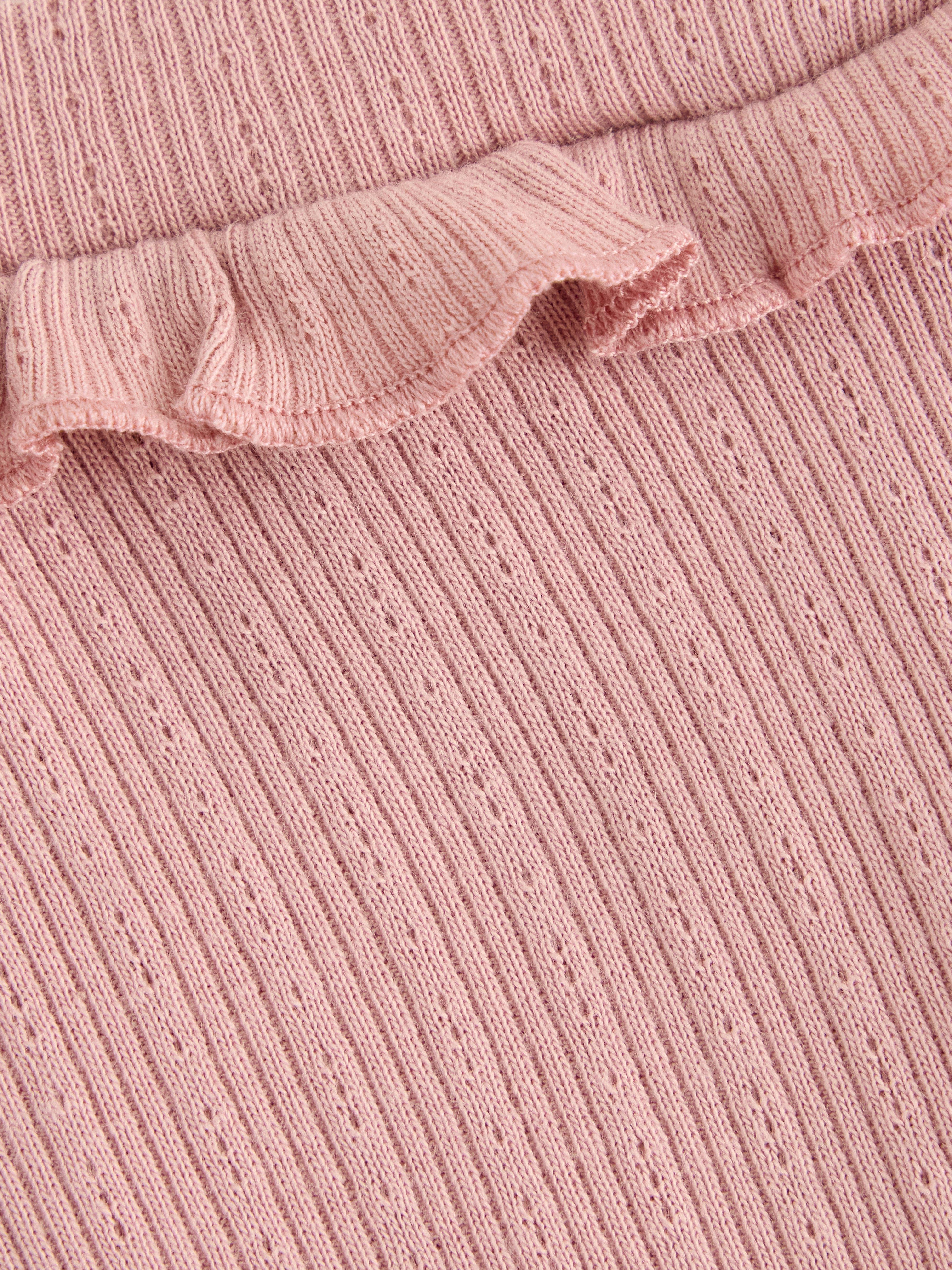 Legíny s volánky Dusty Pink