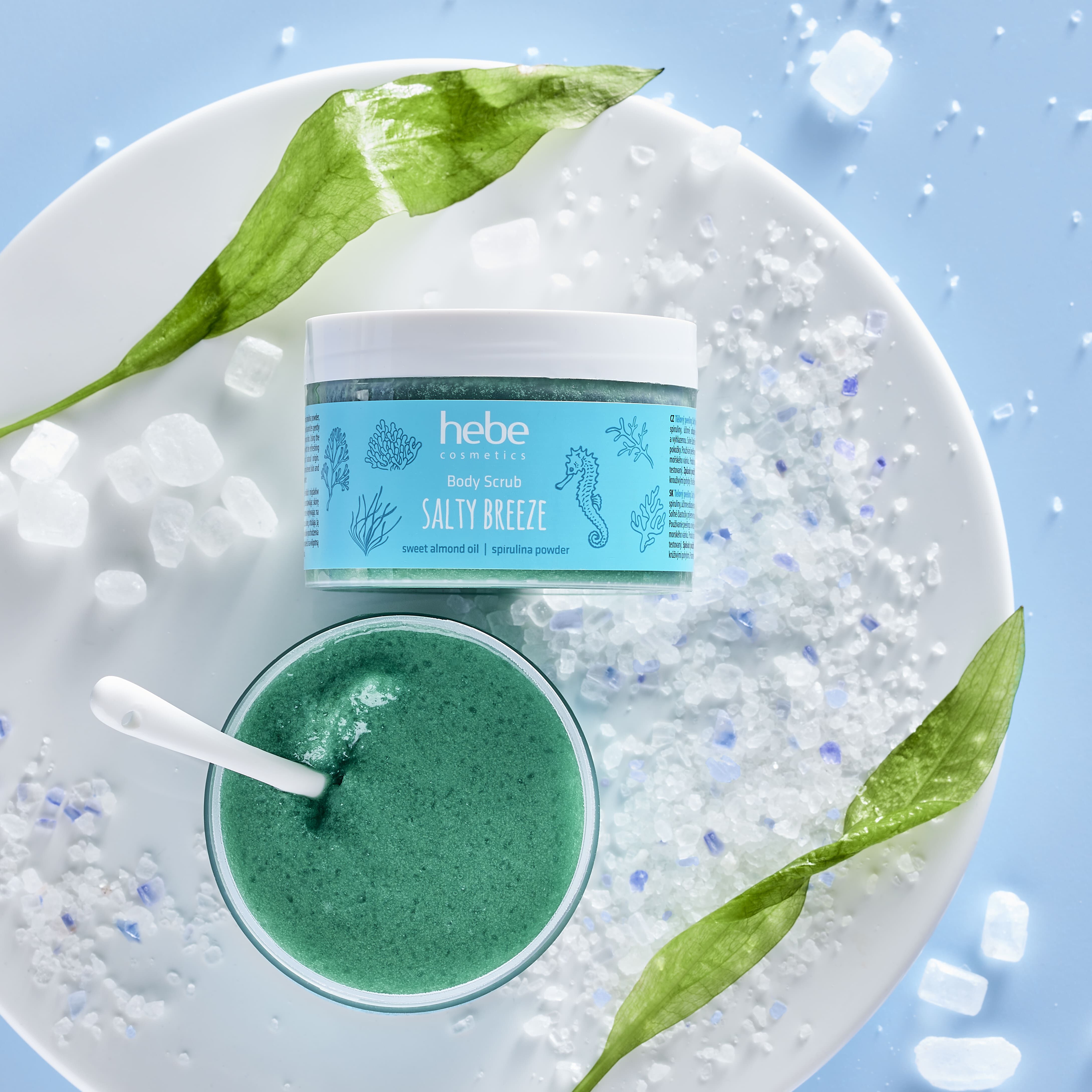 Piling za telo Hebe Cosmetics Slani vetrič