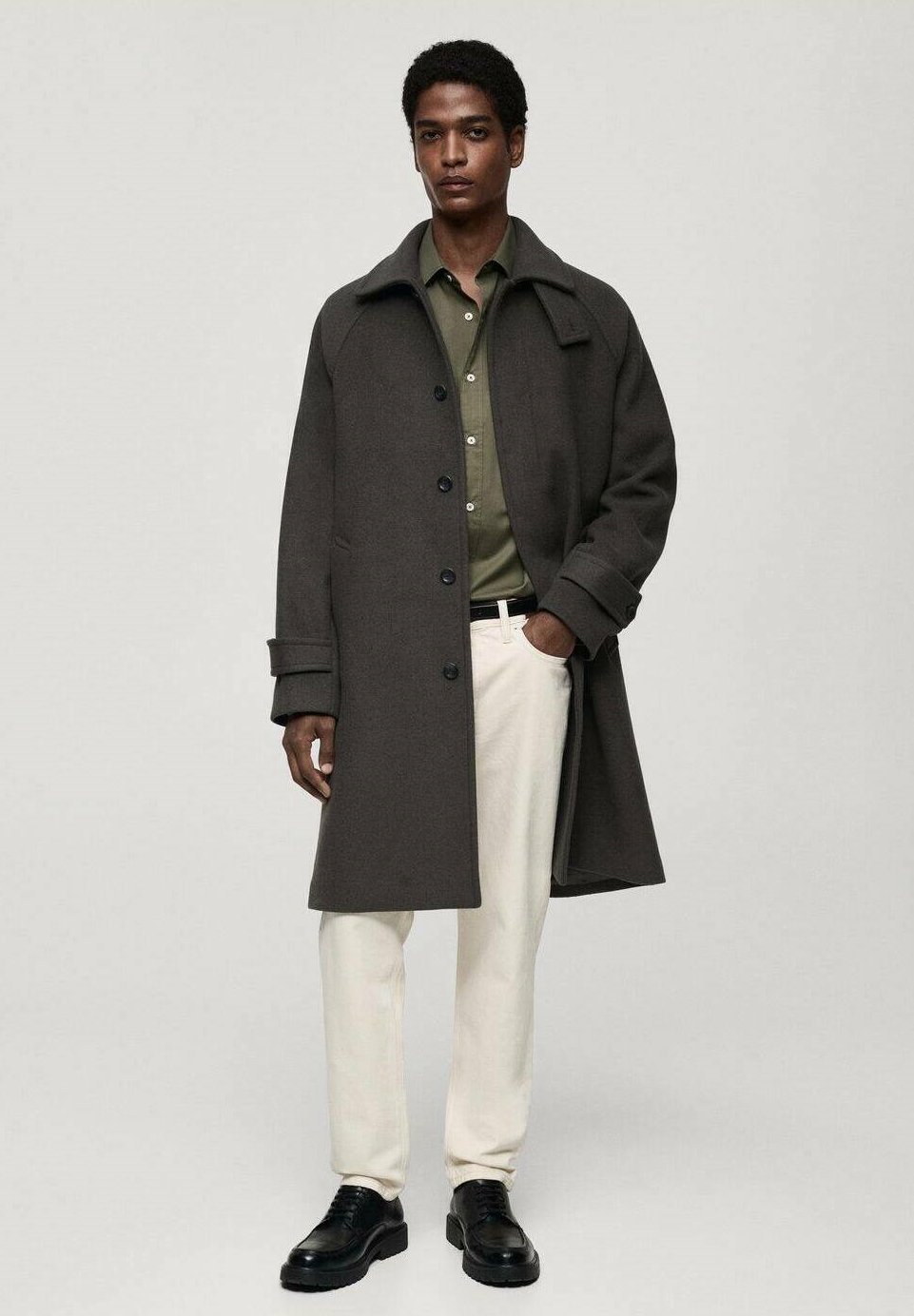 Chemise Mango - kaki