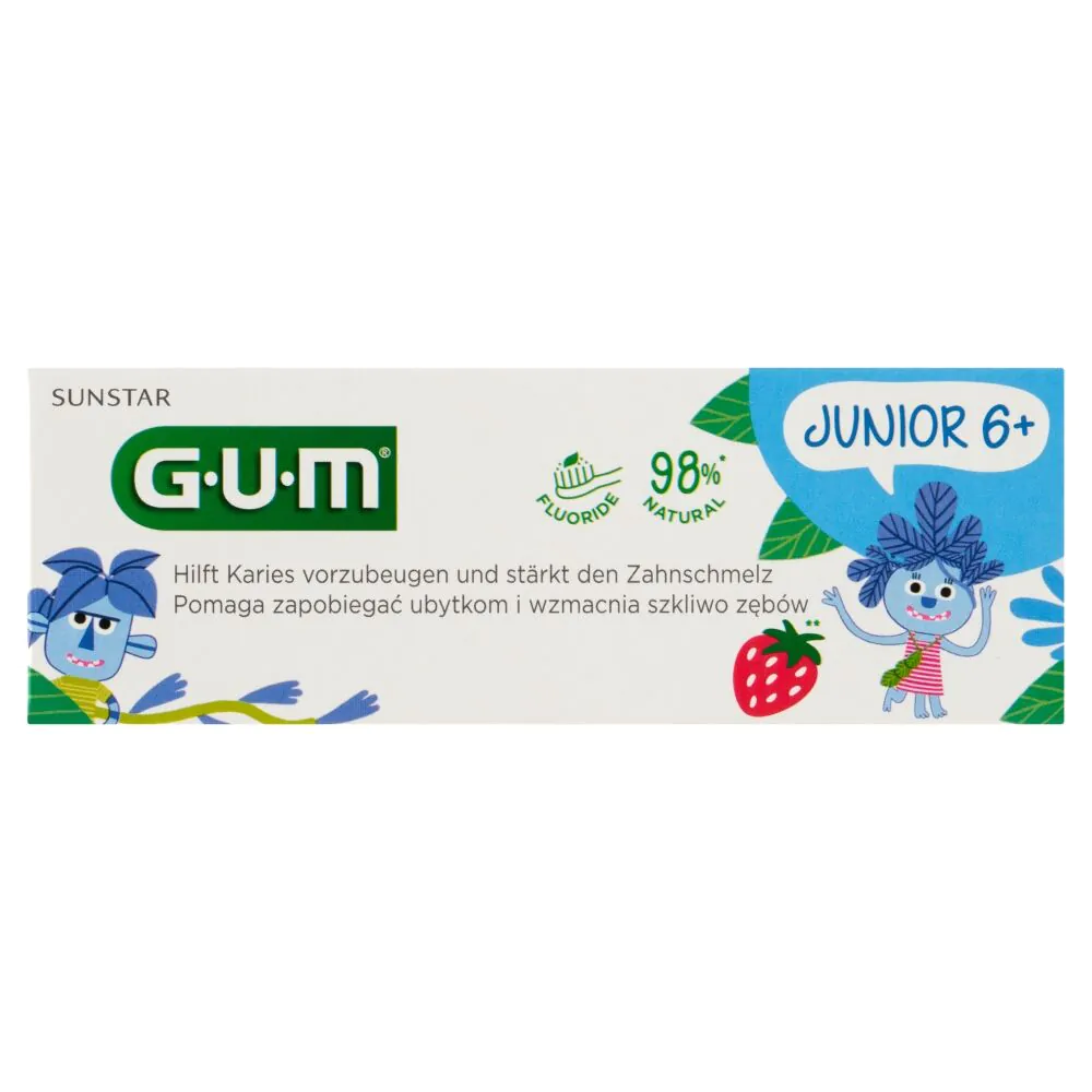 Gum Junior 6+ Pasta do zębów dla dzieci