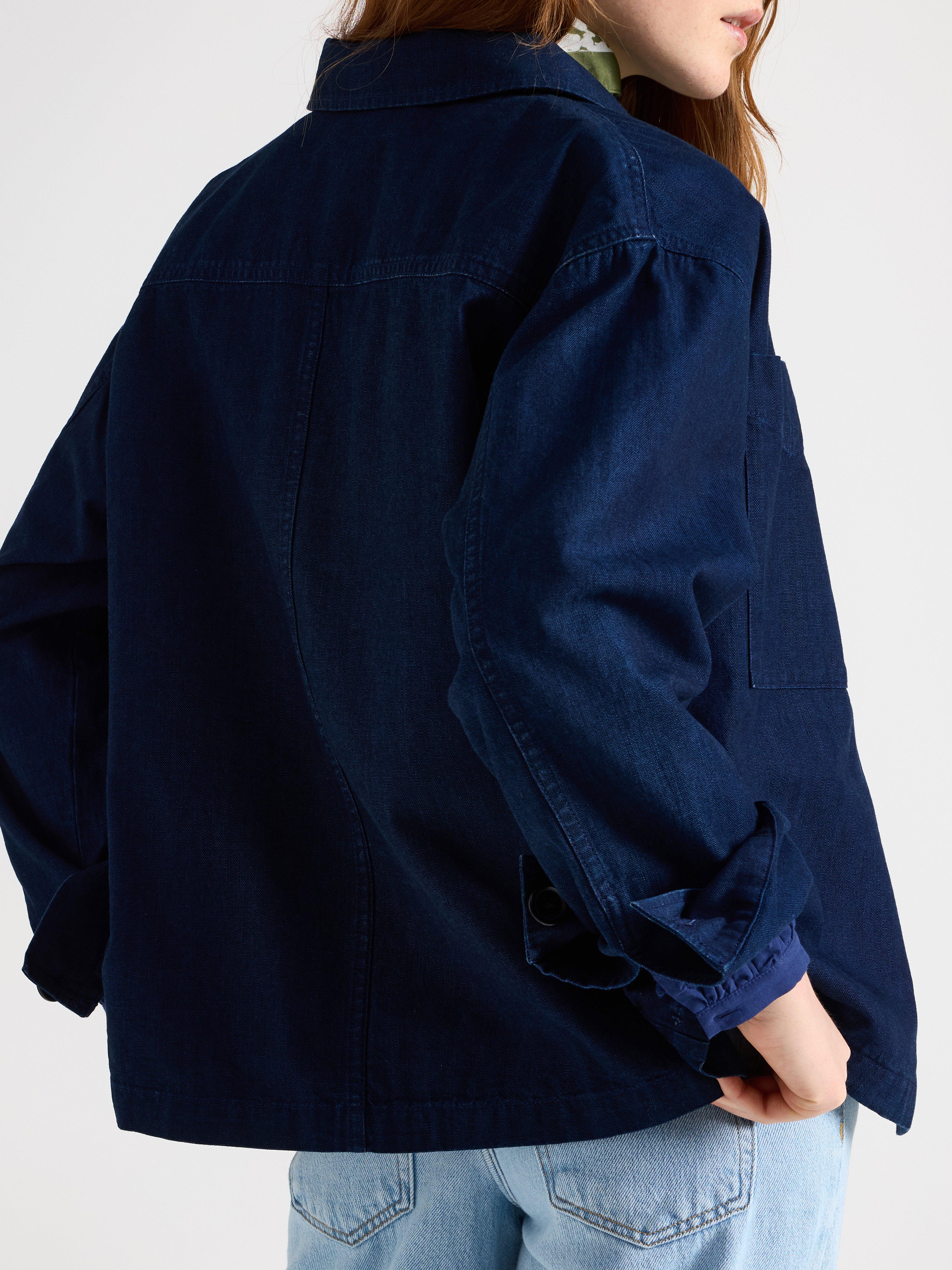 Camicia in denim blu