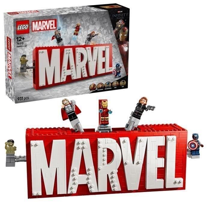 LEGO Marvel 76313 Marvel Logo and its Super Heroes - Avengers Building Set for Ages 12+