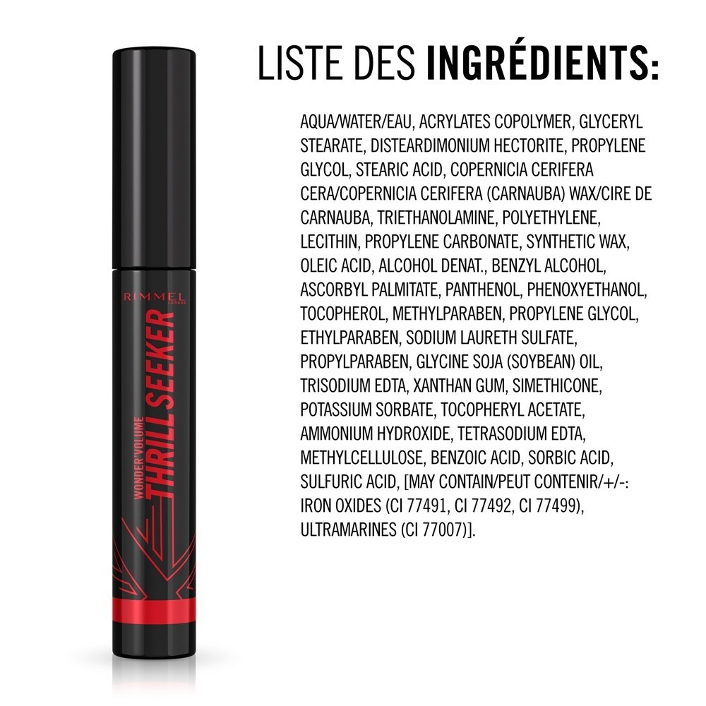 Rimmel London WONDER'VOLUME THRILL SEEKER 004 PITCH BLACK