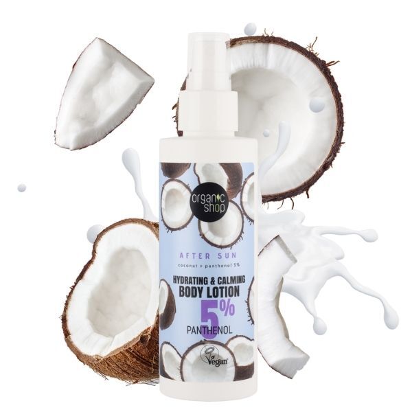 Organic Shop After Sun Feuchtigkeitsspendende und beruhigende Körperlotion 150 ml