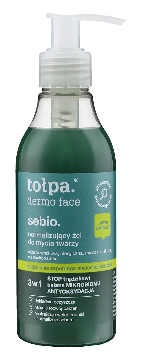 Tołpa SeBIOŻel do mycia twarzy Normalizujący