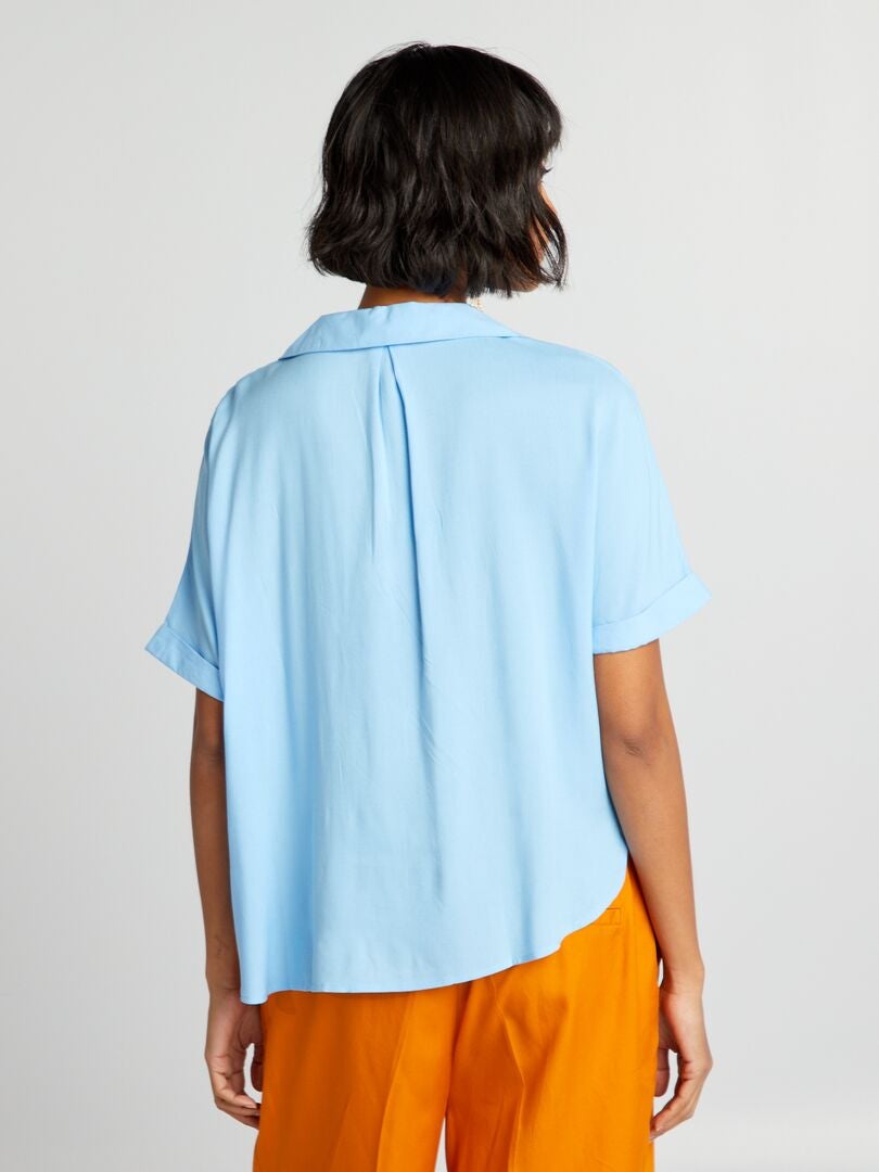 Lichtgewicht blouse - BLAUW