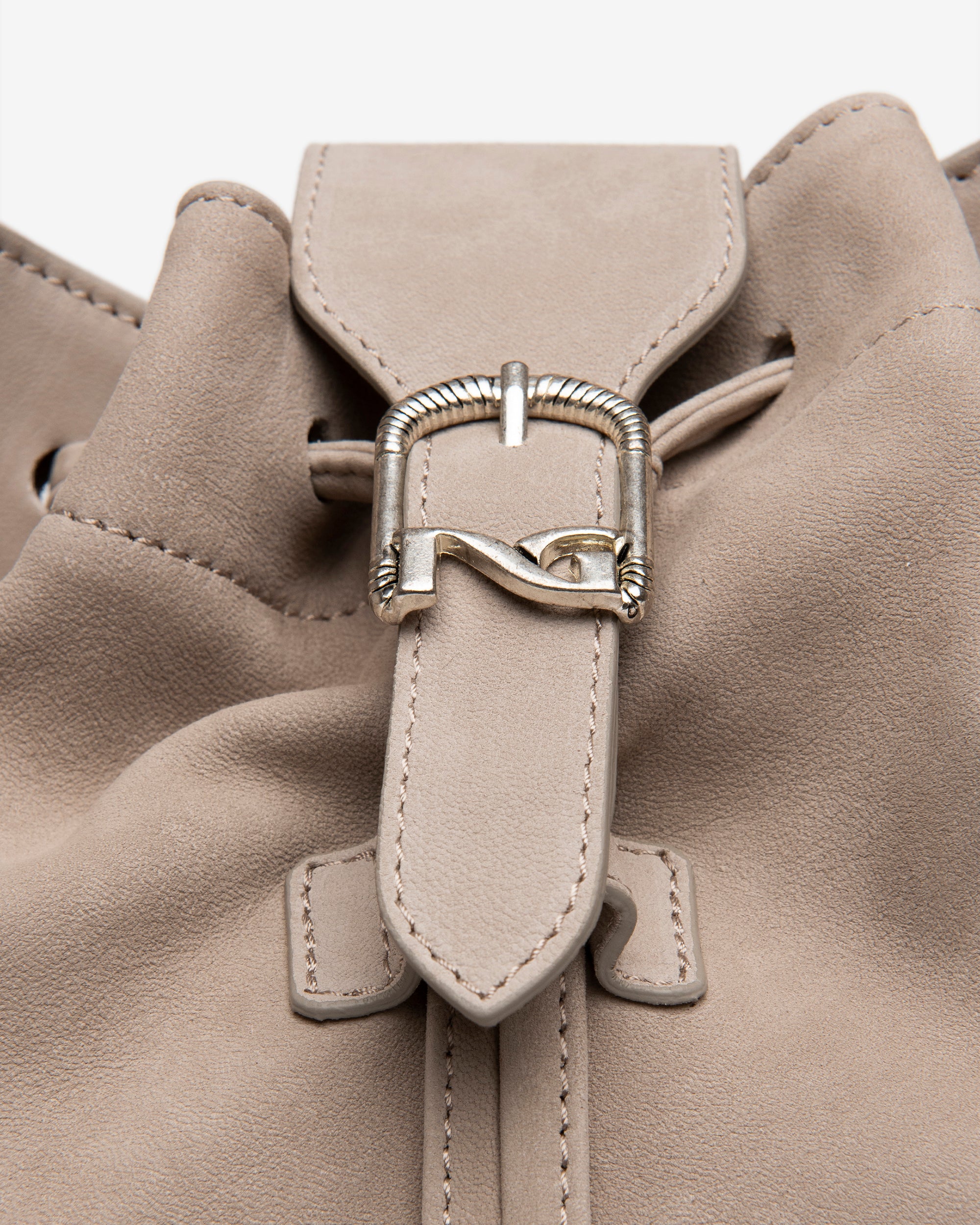 Leder-Beuteltasche für Damen