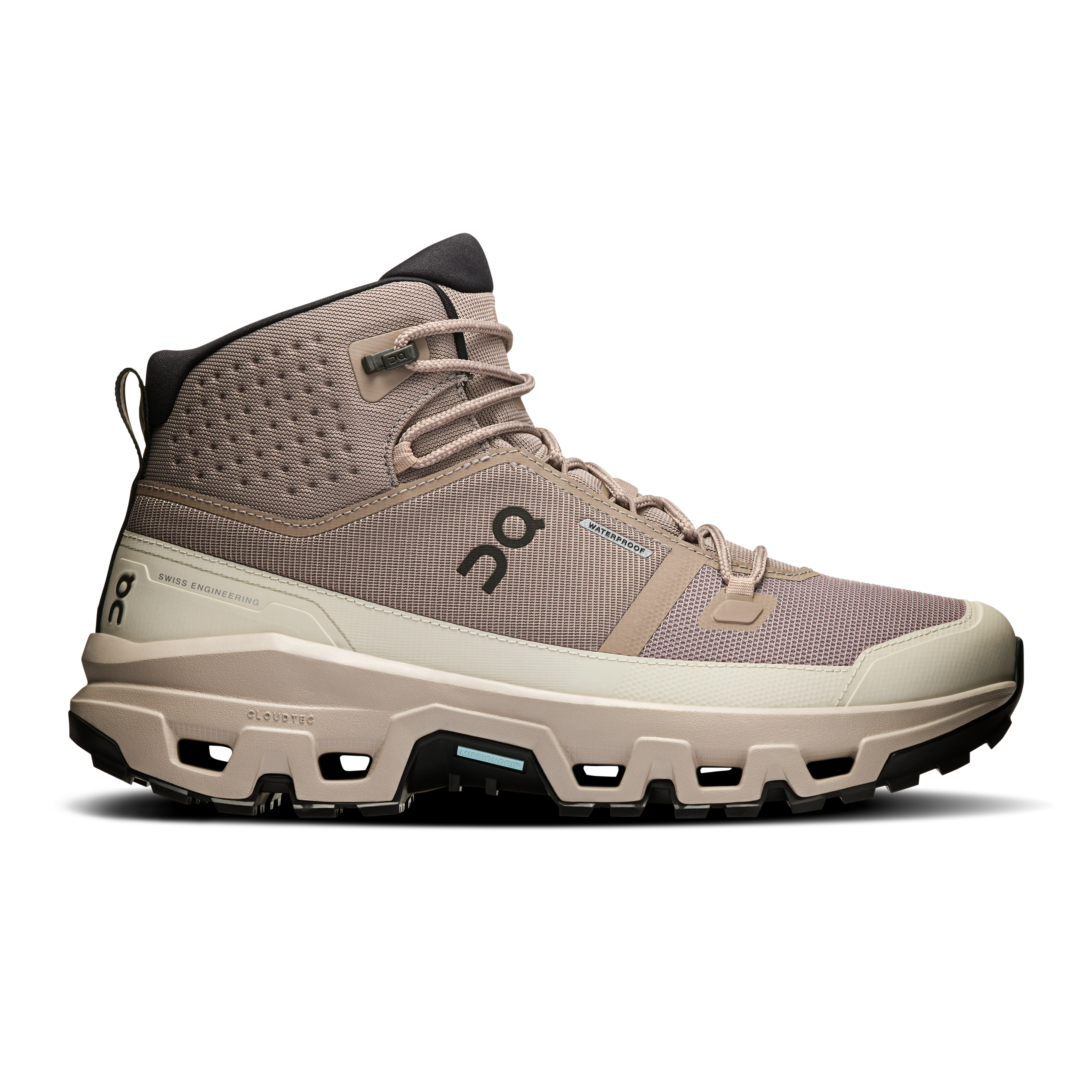 On Cloudrock Mid WP Cinder para hombre | Desert