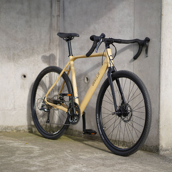 Ποδήλατο Gravel GravelerFit, μπεζ άμμου