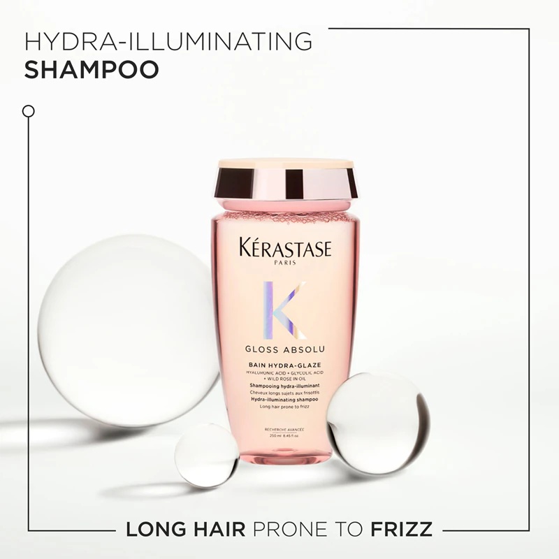 Kérastase Gloss Absolu Bain Hydra-Glaze šampūns spīdīgiem un mīkstiem matiem