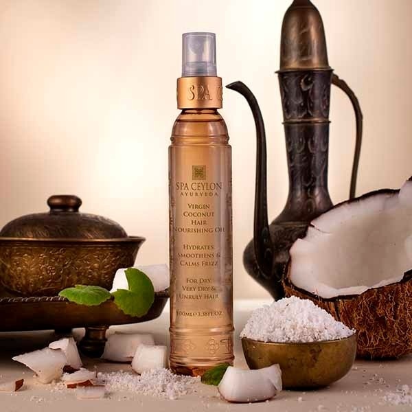 SPA CEYLON Neitsytkookos - Hiuksia ravitseva öljy-100ml
