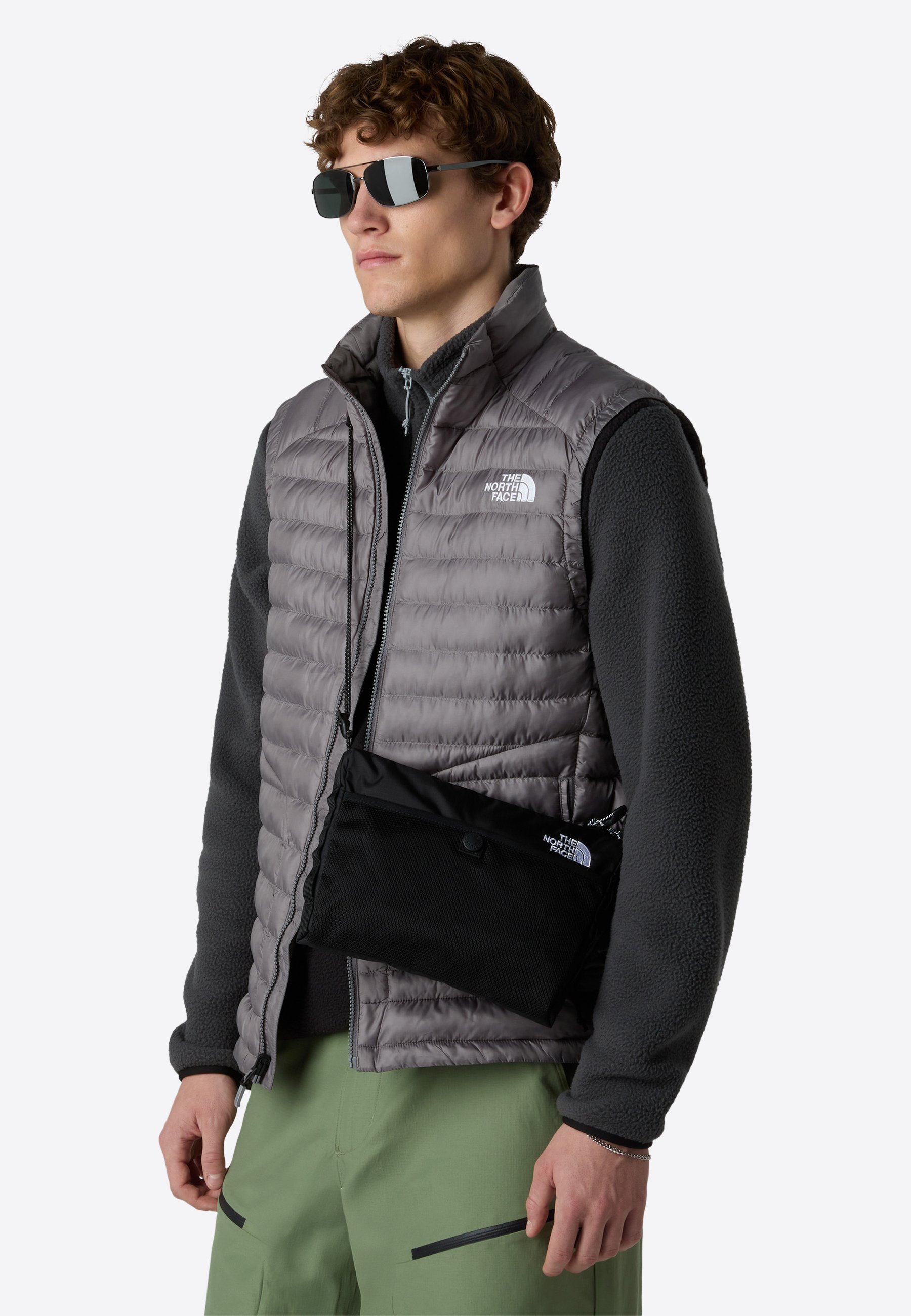 The North Face TERRA Schultertasche 1L - Umhängetasche - TNF Schwarz TNF Weiß